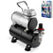 1/5 HP Airbrush Compressor with Tank - Gauge and Water Trap