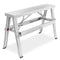 18-in-30-in Adjustable Height Drywall Bench Sawhorse Step Ladder