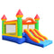 Commercial Bounce House with Double Slide and Climbing Wall