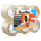 6-Rolls -Wide Packing Tape (3 x 110 yard/330-ft each) - Clear
