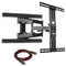 Full Motion Swivel TV Mount 42-70-in Screen with 10-ft HDMI Cable