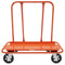 Drywall Sheet Cart and Panel Dolly with 4 Swivel Wheels - Orange