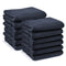 12pk - 80 x 72-in (35lb/dz weight) Moving and Packing Blankets - Blue and Black