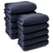 10pk - 80 x 72-in (35lb/dz weight) Moving and Packing Blankets - Blue and Black