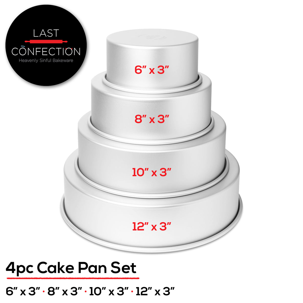 10 x clearance 3 cake pan