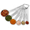 6pk - Stainless Steel Measuring Spoons
