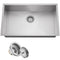 30 x 18 x 9-in Stainless Steel Single Bowl Undermount Kitchen Sink Basin