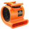 1 HP 3 Speed Stackable Air Mover Carpet Dryer - Industrial Floor Fan