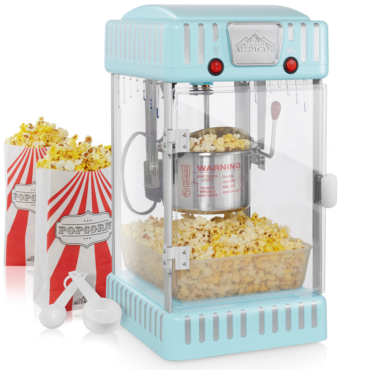 OPEN BOX - Commercial Popcorn Machine Maker Popper Countertop Style 12 Oz  Kettle, Mix Wholesale