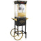 8 oz. Movie Theater Popcorn Machine with Cart, Black