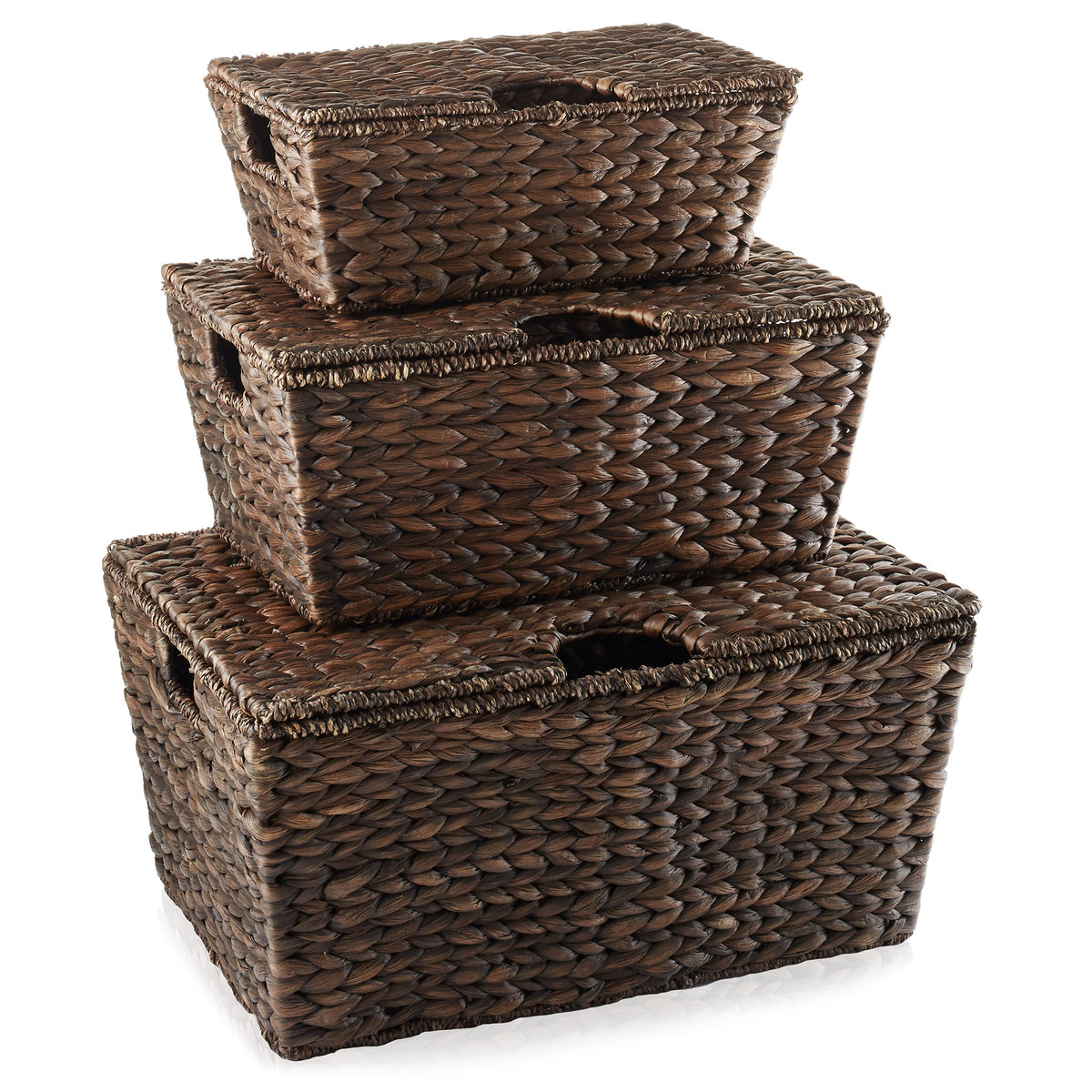 Water Hyacinth Storage Basket (TCSB-23067) Wholesale!