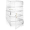 4-Tier Acrylic Bakery Display Case with Removable Trays