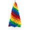 7-ft Rainbow Artificial Colorful Holiday Christmas Tree with Stand