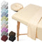3-Piece Massage Table Sheet Set with Face Cradle Cover