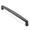 Solid Matte Black Bar Cabinet Handles 7-1/2-in Hole Centers