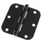 3-1/2-in Heavy-Duty Interior Door Hinges - Black