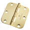 3-1/2-in Heavy-Duty Interior Door Hinges - Brass