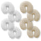4pk Premium 100% Cotton Flannel Fitted Massage Table Cradle Cover