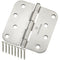 4-in Interior Door Hinges 5/8-in Radius - Satin Nickel