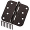 4-in Interior Door Hinges 5/8-in Radius Oil Rubbed Bronze