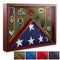 Military Medal and Burial Flag Shadow Box Case