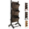 3-Tier Floor Stand with Hyacinth Storage Baskets