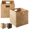 12" x 12" Water Hyacinth Storage Baskets