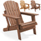 Oversized Folding Wooden Adirondack Chair