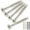 Wood Screws #9 x 2-1/4-in for Door Hinges - 25 pack