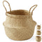 Seagrass Belly Basket with Handles