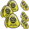 16-in Yellow Pop-up Caution Wet Floor Signs - English/Spanish