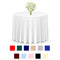 20pk Round Polyester Fabric Tablecloths