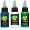 Nuclear UV Blacklight Tattoo Ink - 3 Color Set C