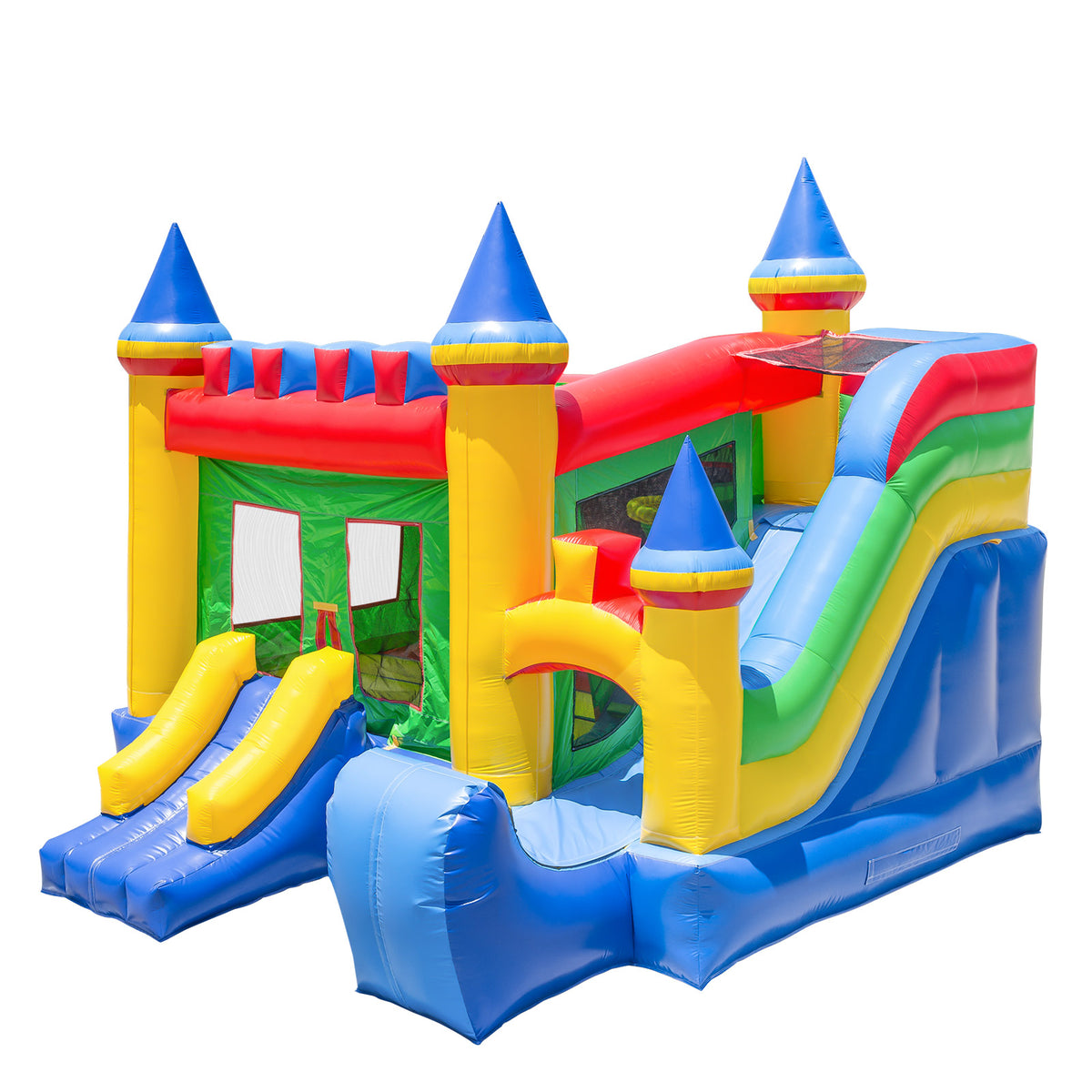 Commercial Castle Bounce House with Slide – Mix Wholesale