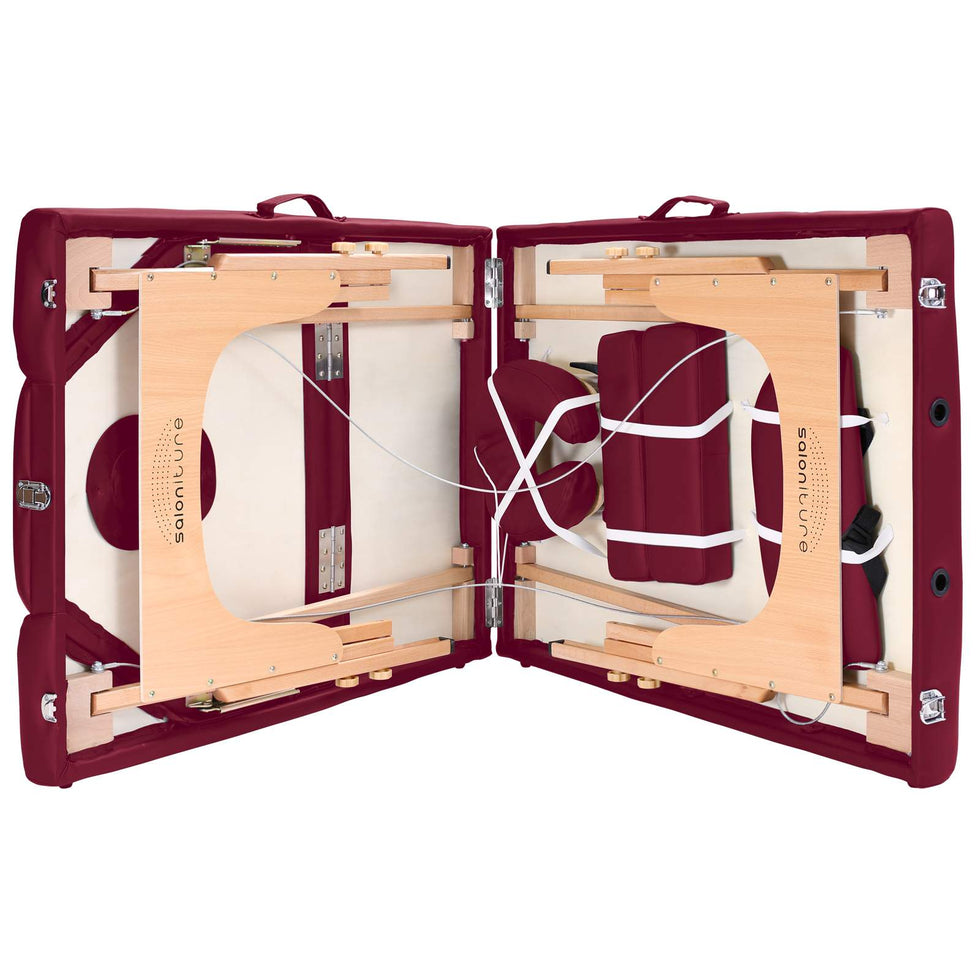 Saloniture Professional Portable Massage Table with Backrest Mix
