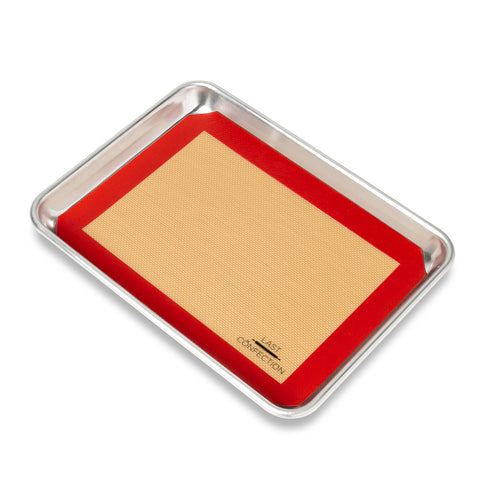 GRIDMANN Pro Silicone Baking Mat - Set of 2 Non-Stick Half Sheet (16-1/2 x  11-5/8) Food Safe Tray Pan Liners