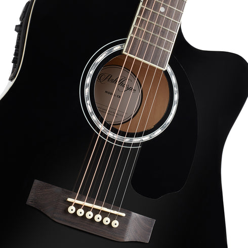 Jameson 41-inch Full-size Acoustic Electric Guitar With Thinline