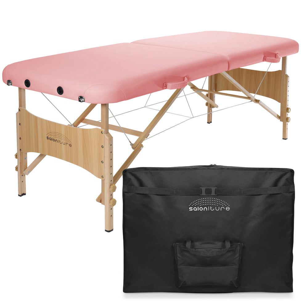 Saloniture Basic Portable Folding Massage Table Mix Wholesale 2668