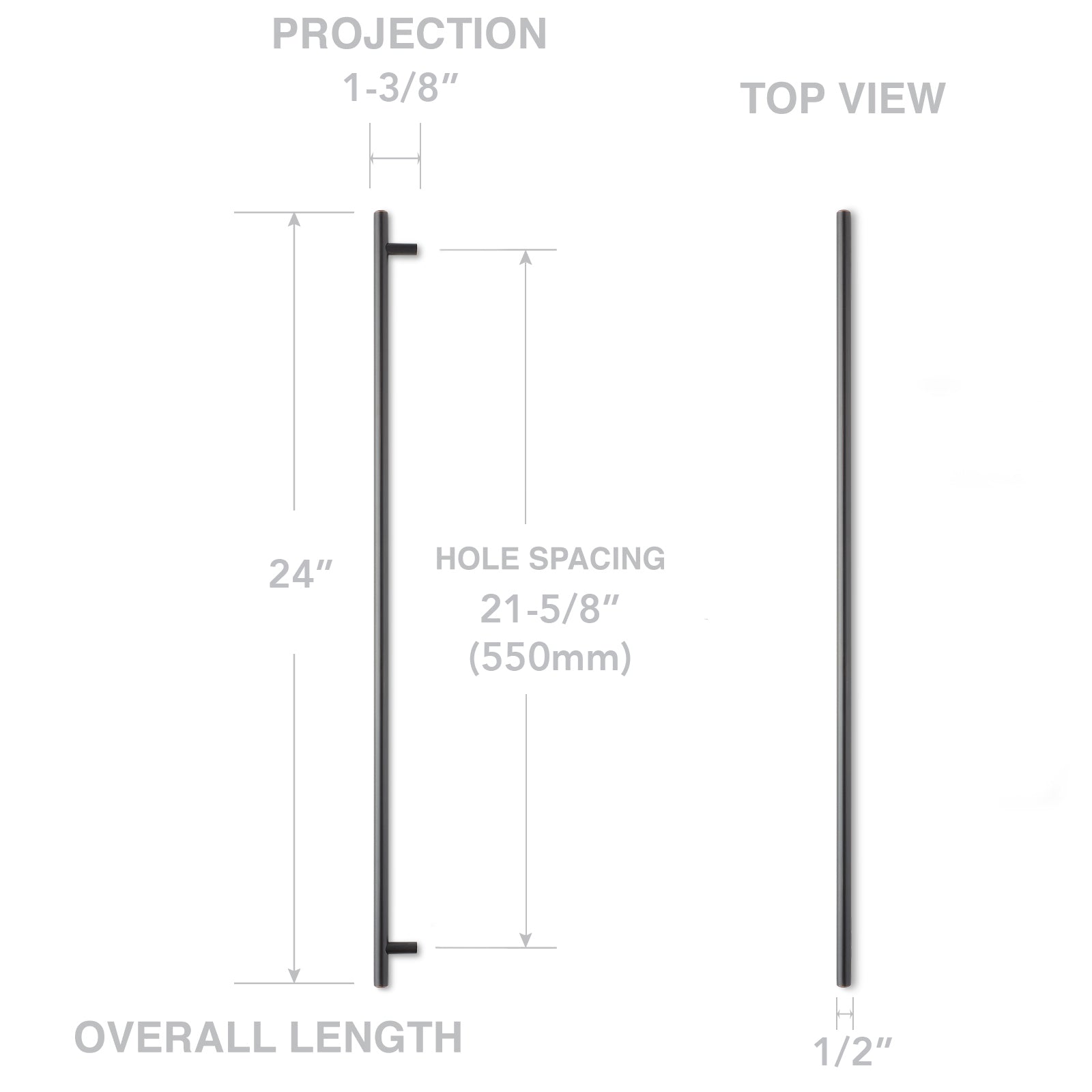 HWARE-PULL-T24-550-ORB