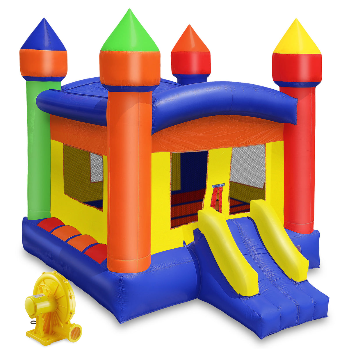 13' x 13' Commercial Castle Bounce House with Blower by Cloud 9 – Mix ...