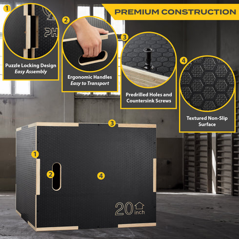 FIT-PLYO-2406S-BLK