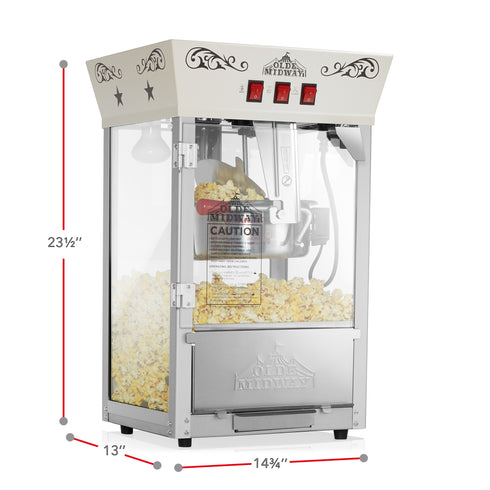 Popcorn Popper Machine with 8 Oz Kettle Movie Theater Countertop Popcorn  Maker