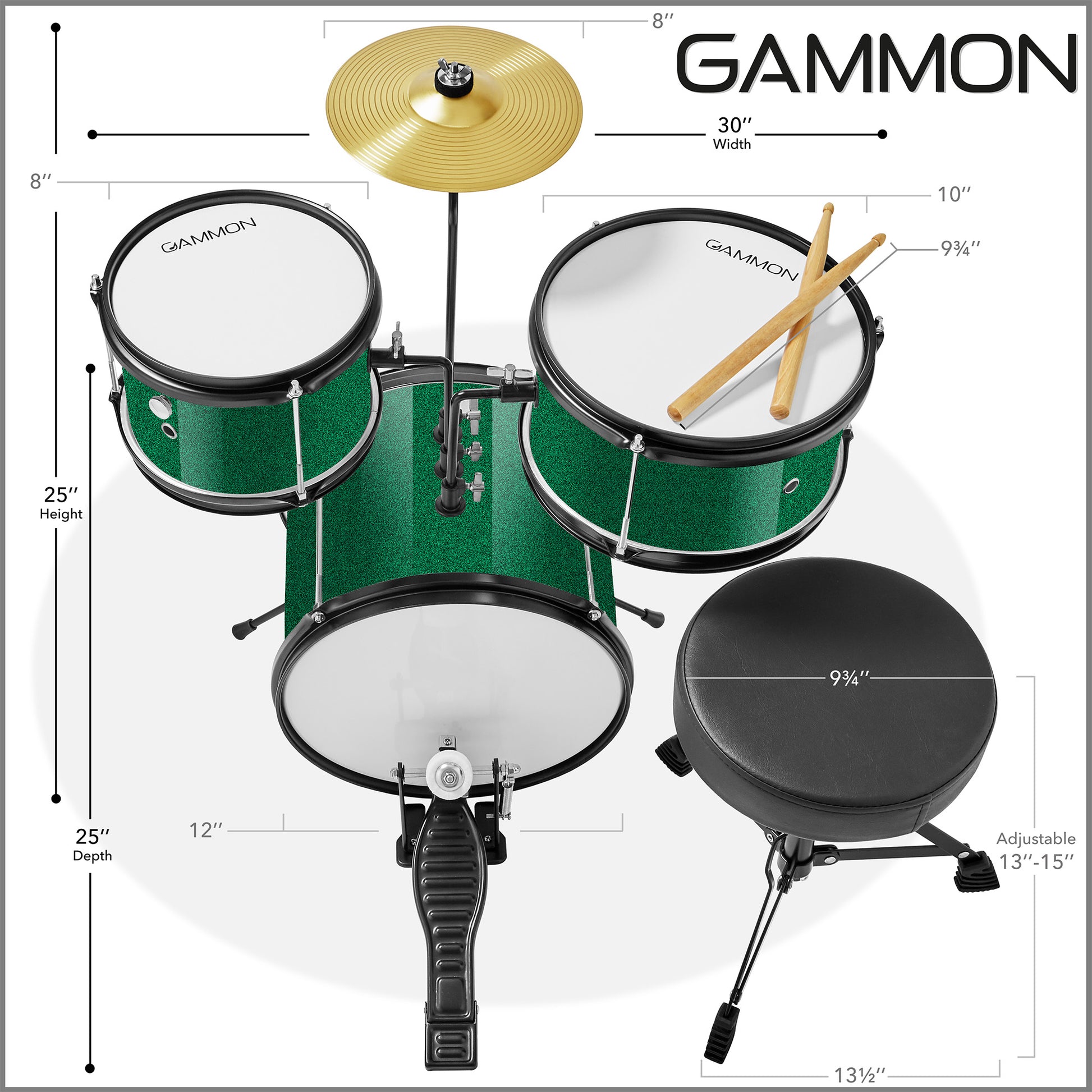 DRUM-S-JB-1042-GRN