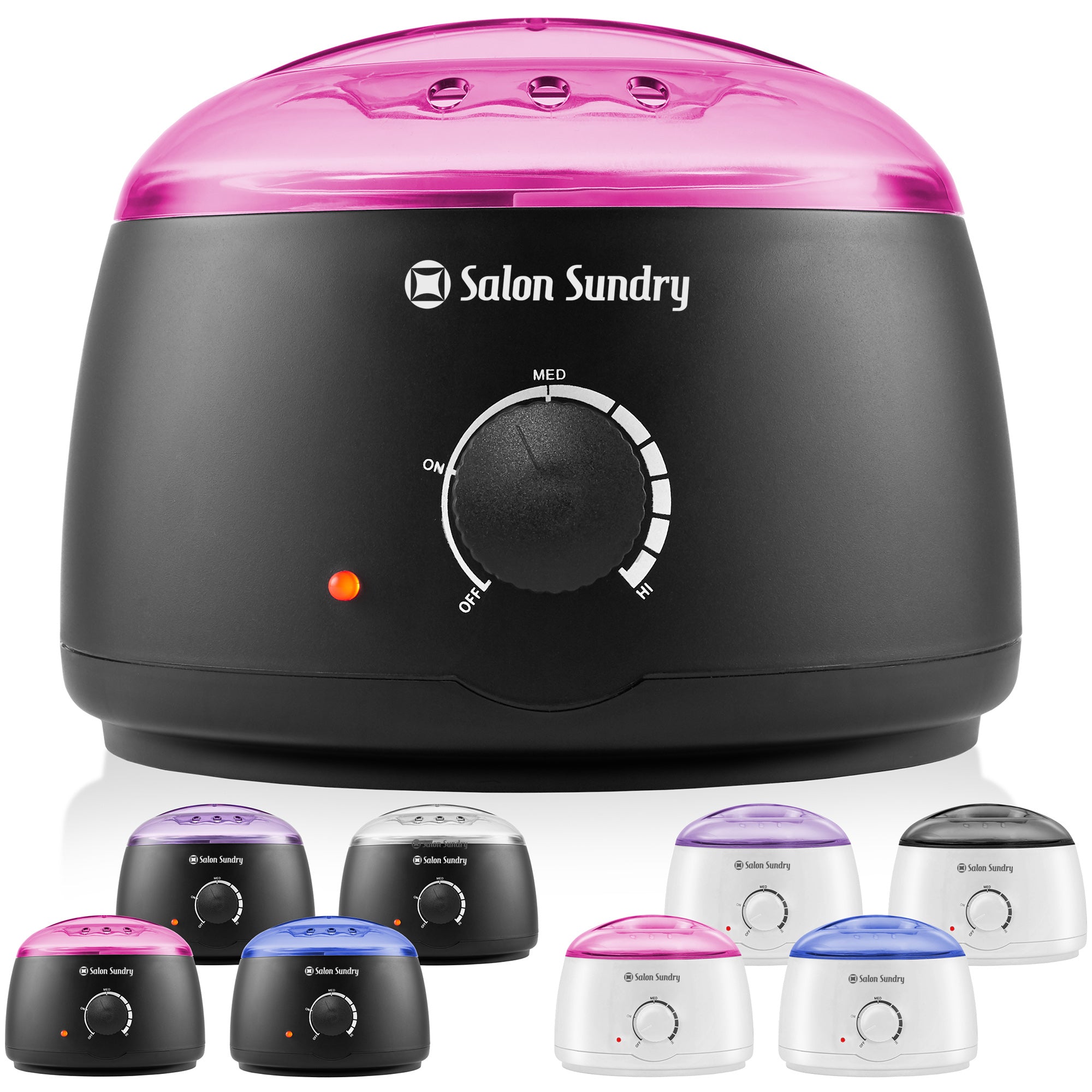 Salon Sundry Portable Electric Hot Wax Warmer Machine for Hair Removal - Purple