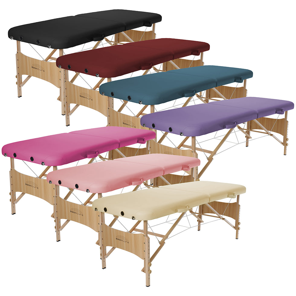 Saloniture Basic Portable Folding Massage Table Mix Wholesale