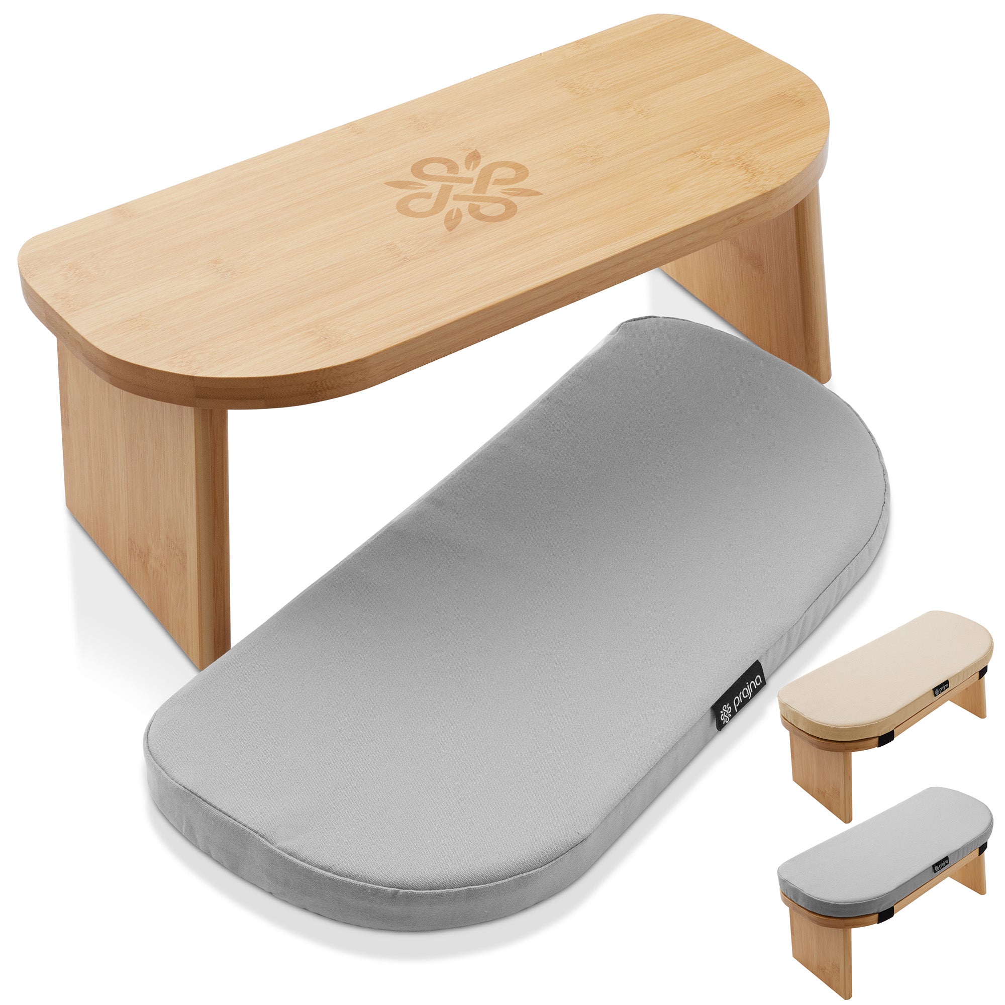 Prajna Bamboo Folding Meditation Bench with Cushion and Case – Mix ...