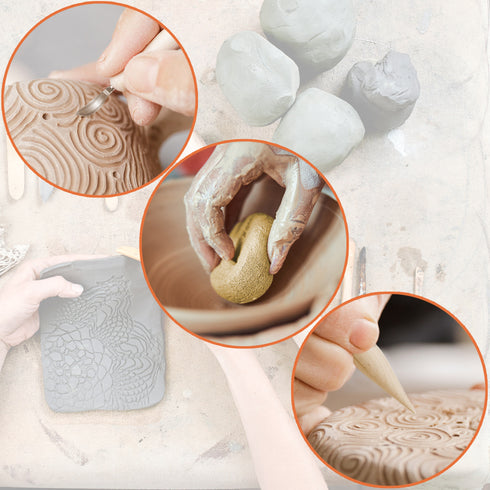 Clay Modeling Tools, Portable Multipurpose Clay Sculpting Tools